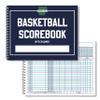 Basketball Scorebook for 36 Games | 8.5 In x 11 In Basketball Playbook w/ Wire Binding | League, High School, or Middle School Basketball Score Book for Coaches | Basketball Stats Book Made in the USA view 1
