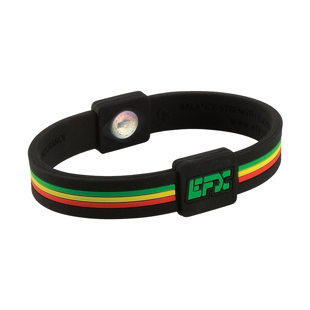 EFX Performance Silicone Wristband with Programmed Holograms  Wearable Support for Athletes & Seniors  Continuous Wear, Day & Night (24/7)  User-Reported Balance & Strength