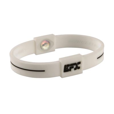 EFX Performance Silicone Wristband with Programmed Holograms  Wearable Support for Athletes & Seniors  Continuous Wear, Day & Night (24/7)  User-Reported Balance & Strength