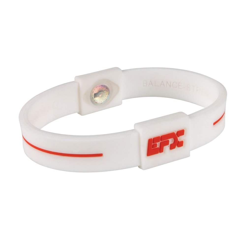 EFX Performance Silicone Wristband with Programmed Holograms Wearable Support for Athletes & Seniors Continuous Wear, Day & Night (24/7) User-Reported Balance & Strength