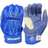 Spiderz 2022 Hybrid Series Men's Baseball Batting Gloves (Pair) Royal Blue | White XL view 1