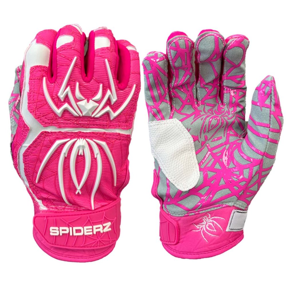 Spiderz 2022 Hybrid Series Men's Baseball Batting Gloves (Pair)