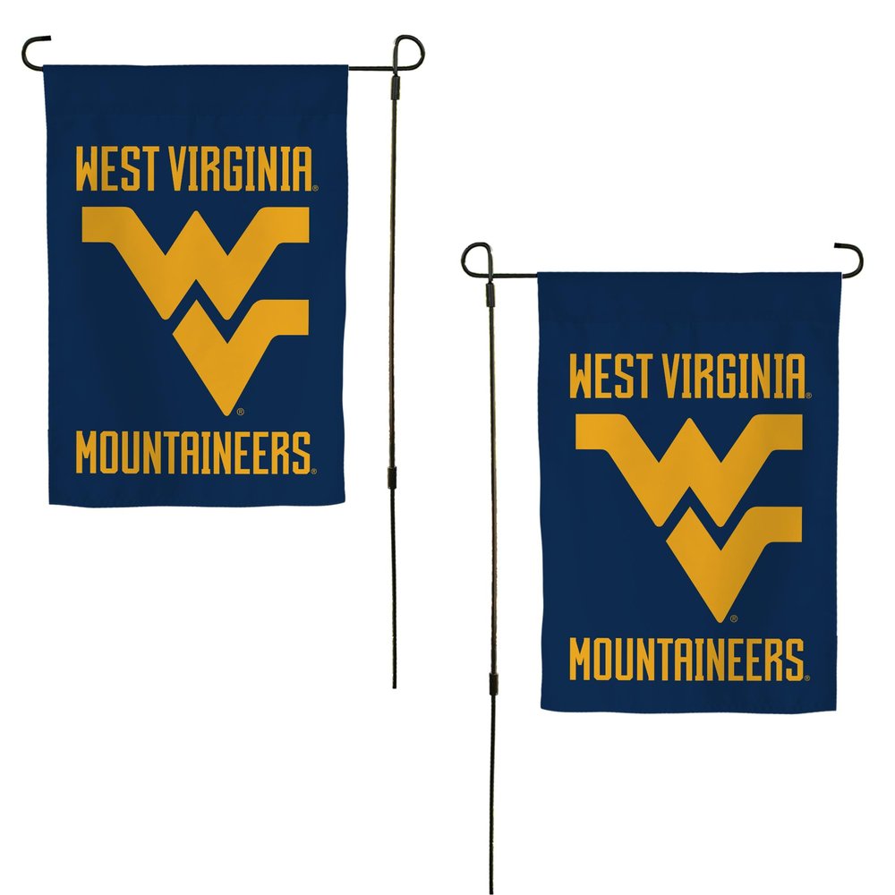 Desert Cactus West Virginia University WVU Garden Flag  19 x 12 inch West Virginia Mountaineers Banner, For Outdoor Display and Events (Design C)
