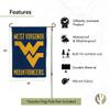Desert Cactus West Virginia University WVU Garden Flag  19 x 12 inch West Virginia Mountaineers Banner, For Outdoor Display and Events (Design C) view 4
