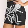 Rock and Roll Women's Skort High Waisted A-line Short Skirt Double Layer Sport Golf Skirts Workwear M view 3