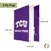 Desert Cactus Texas Christian University TCU Garden Flag  19 x 12 inch TCU Horned Frogs Banner, For Outdoor Display and Events (Design C) view 3