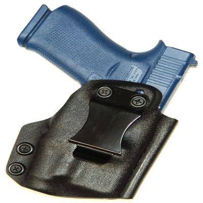 REVKEL Custom Kydex Molded IWB Holster Compatible with Glock 48 MOS w/TLR7 SUB in Police Tactical Black. Right Hand Draw. Hand Crafted in Texas, USA.