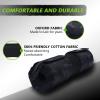 Barbell Pad Hip Thrust Pad Squat Bar Foam Cushion for Glute Bridges and Lunges Fitness Provides Support to Neck and Shoulders Oxford Fabric Cover Blue Camo Style with Straps and Anti-Slide Design view 3