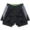 Ouruikia Men's Athletic Shorts Swim Trunk Lightweight Sports Gym Running Shorts Quick Dry Workout Shorts with Compression Liner Black S view 1