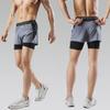 Ouruikia Men's Athletic Shorts Swim Trunk Lightweight Sports Gym Running Shorts Quick Dry Workout Shorts with Compression Liner Black S view 3