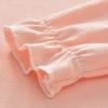 HAOLUKI RUKOSU Baby Girl Long Sleeve Blouses Solid Color Doll Collar T-Shirt Toddler Kids Cotton Top Bottom Pink 5-6T view 4