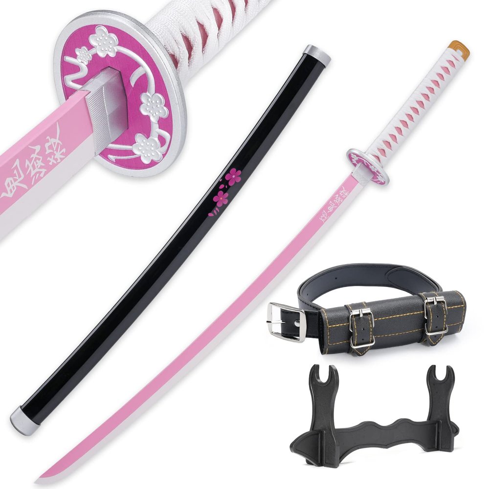 Cold Blade Kanao Sword - 41 inches Anime Katana Replica with Belt and Stand - Kanao Sword with Authentic Design
