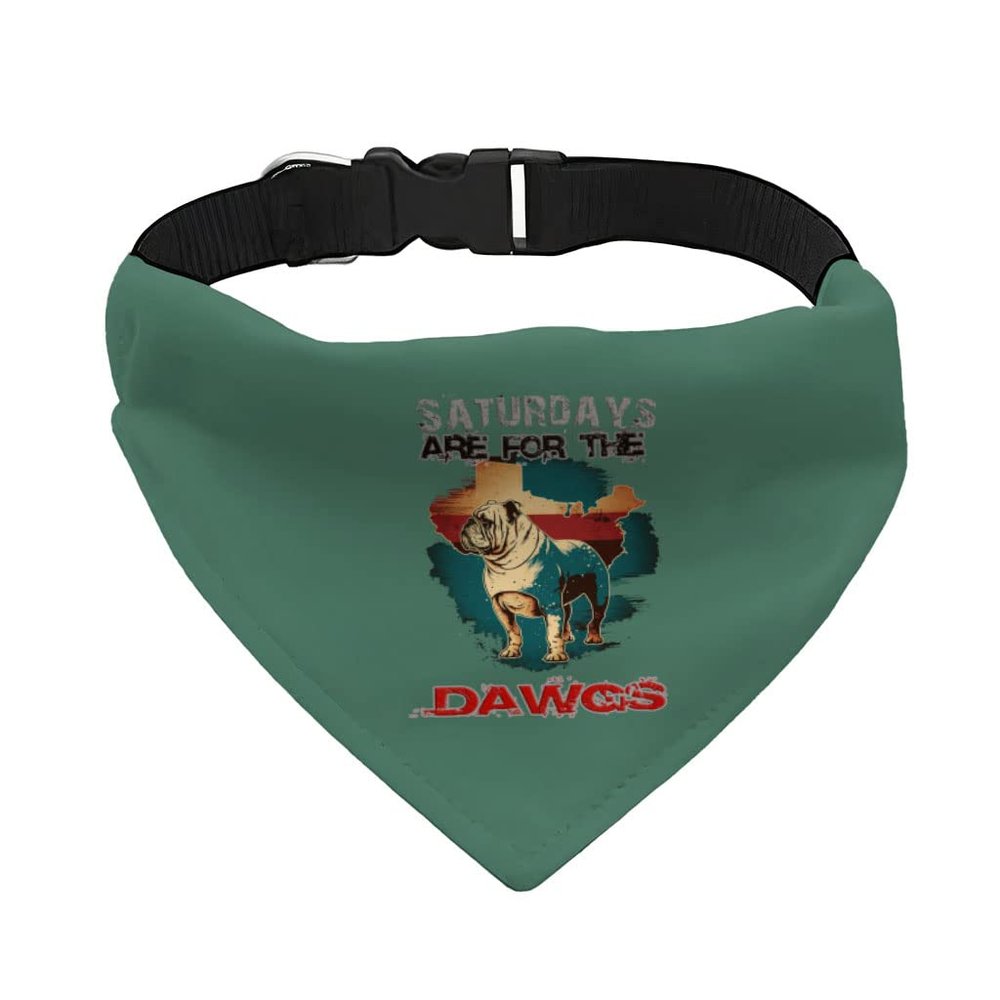 Animal Design Pet Bandana Collar - Printed Scarf Collar - Cool Dog Bandana - M