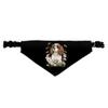 White Daisy Pet Bandana Collar - Flower Graphic Scarf Collar - Cute Graphic Dog Bandana - XL view 2