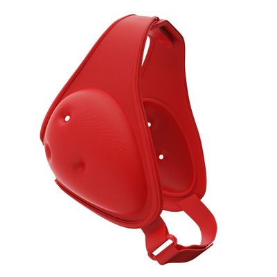 Great Call Athletics | Wrestling Headgear Earguard | Adult Red Soft Grappling Head Gear | Adjustable Ear Guards MMA Jiu Jitsu