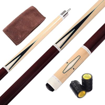 RYGHTTYT Pool Stick setCanadian Maple Billiard Pool Cue 57 Inch 1/2 Split Quick Release Stainless Steel Joint Pool Cue Stick America 9 Ball Cue with Cue Joint Protector