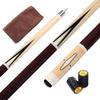 RYGHTTYT Pool Stick setCanadian Maple Billiard Pool Cue 57 Inch 1/2 Split Quick Release Stainless Steel Joint Pool Cue Stick America 9 Ball Cue with Cue Joint Protector view 1