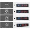 TFECOM Digital Led Wall Clock, EMOM Timer, 1in 6-Digit Cycle Timer, 12/24H Clock, Up/Dn MM:SS Format Display, Stopwatch MM:SS, Tabata, FGB1&2, for Gym view 2