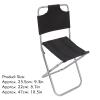TITA-DONG Camping Folding Chair, Heavy Duty 600D Oxford Cloth Fishing Chair with Backrest, Portable Lightweight Folding Lawn Chair for Camping Barbecue Backpacking view 2
