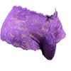 aishani Men's Lingerie Style Underwear - Soft Lace Pouch Briefs Panties,Breathable & Supportive for Everyday Wear,X-Large Purple view 1