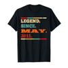 12 Years Old Legend Since May 2011 Birthday 12th T-Shirt view 1