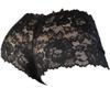 aishani Men's Lingerie Style Underwear - Soft Lace Pouch Briefs Panties,Breathable & Supportive for Everyday Wear,3X-Large Jet-black view 3