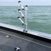 Brocraft Aluminum Rod Holder Tree for 60 Degree Gunnel Track System view 1