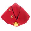 Amosfun Sailor Dance Hat Women Beret Military Cap Stylish Nautical Boat Stewardess Hat for Square Dance Party Performance 10.9 Inch view 1