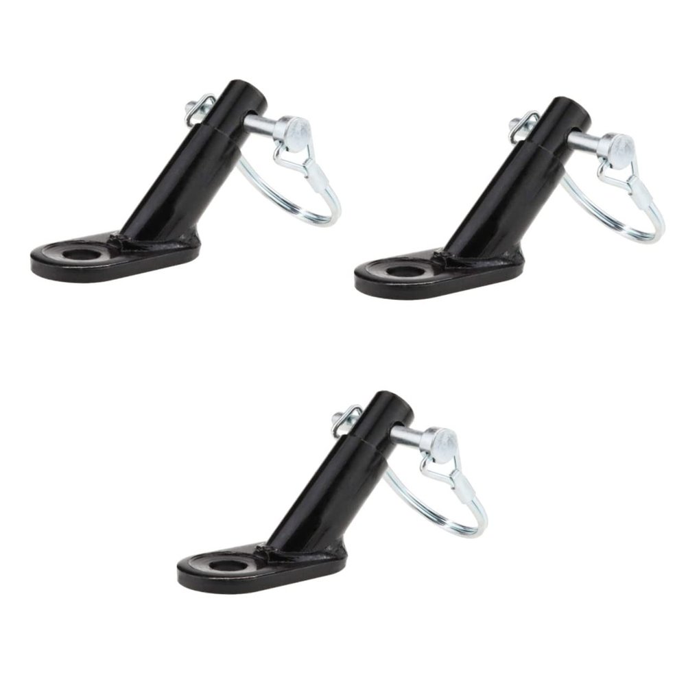INOOMP 3pcs Iron Bike Hitch Coupler for Bike Trailer Attachment for Towing Suitable for Pets and Cargo Easy to Install Sturdy Iron Construction Secure Locking Mechanism
