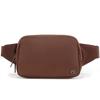 Pander Belt Bag Large 2L, Nylon Fanny Pack Purse for Women and Men with Adjustable Strap, Coca Mocha view 1