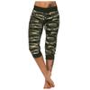 Uillui Cargo Pants Women Bootcut Yoga Workout Cropped Trousers Stretch Waist Athletic Fitness Sweatpants Casual Capri Pants view 1