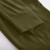Uillui Cargo Pants Women Bootcut Yoga Workout Cropped Trousers Stretch Waist Athletic Fitness Sweatpants Casual Capri Pants,A01_green,XX-Large view 2