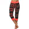 Uillui Cargo Pants Women Bootcut Yoga Workout Cropped Trousers Stretch Waist Athletic Fitness Sweatpants Casual Capri Pants,A02_red,XX-Large view 3