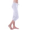 Uillui Cargo Pants Women Bootcut Yoga Workout Cropped Trousers Stretch Waist Athletic Fitness Sweatpants Casual Capri Pants view 1