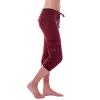 Uillui Cargo Pants Women Bootcut Yoga Workout Cropped Trousers Stretch Waist Athletic Fitness Sweatpants Casual Capri Pants,A01_wine,4X-Large view 1