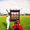 FLITURE Baseball Pitching Target Net - Heavy-Duty 9-Hole Pitching Net with Strike Zone - Portable & Height-Adjustable Training Equipment for Precision Pitcher Training & Throwing Practice view 1