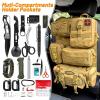 Universal Tactical Vehicle Back Seat Organizer with 5 Molle Pouch Molle Pouches Truck Seat Organizer Tactical Gear for Car Truck Ford Jeep Vehicle view 3