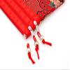 Only My Live Home Portable Large Silk Brocade Multi Zipper Pouch Jewelry Storage Bags for Travel Cosmetic Makeup Packaging 3 Zip Purses (red (pattern random)) view 4