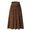 Fulbant Spring Women Long Skirt Black White Yellow High Waist Polka Dots Y2k Skirts Coffee S view 1