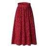 Fulbant Spring Women Long Skirt Black White Yellow High Waist Polka Dots Y2k Skirts Coffee S view 3