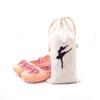 Angoily Shoe Bag 2PCS Ballet Shoe Bags for Girls Canvas Drawstring Storage for Pointe Dance for Easy Organization and Transport of Ballet Dance Supplies for Travel view 4