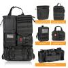 Car Seat Back Organizer Tactical Seat Back Organizer with 5 Molle Pouch, Medical Pouch Admin Pack Drawstring Dump Bag EDC Pack Tactical Fanny Pack Molle Panel Accessories view 2