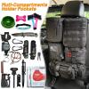 Car Seat Back Organizer Tactical Seat Back Organizer with 5 Molle Pouch, Medical Pouch Admin Pack Drawstring Dump Bag EDC Pack Tactical Fanny Pack Molle Panel Accessories view 4