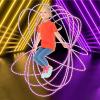 2 Pack LED Jump Rope for Kids Colorful Skipping Rope Light Up Ropes for Girls Boys Fitness Exercise & Lights Dancing & Night Party Favors(Batteries Not Included) view 3