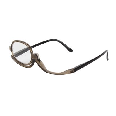 Aisi Women Magnifying Makeup Glasses Eye Make Up Spectacles Flip Down Lens Folding Cosmetic Glasses