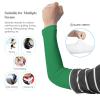 Compression Arm Sleeves Cooling Athletic Sports Sleeve Outdoor Essentials UV Sun Protection Compatible with Green view 3