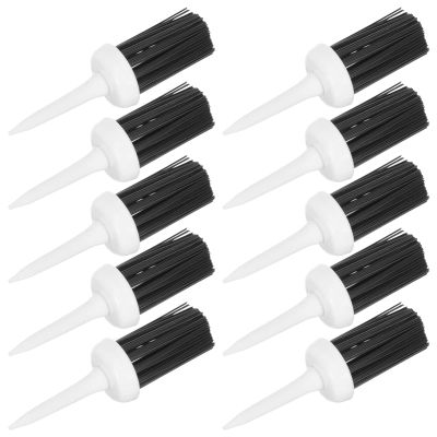 BESPORTBLE 10pcs Replaceable Golf Brush Tees Golf Holders and Cleaners for Practice and Training