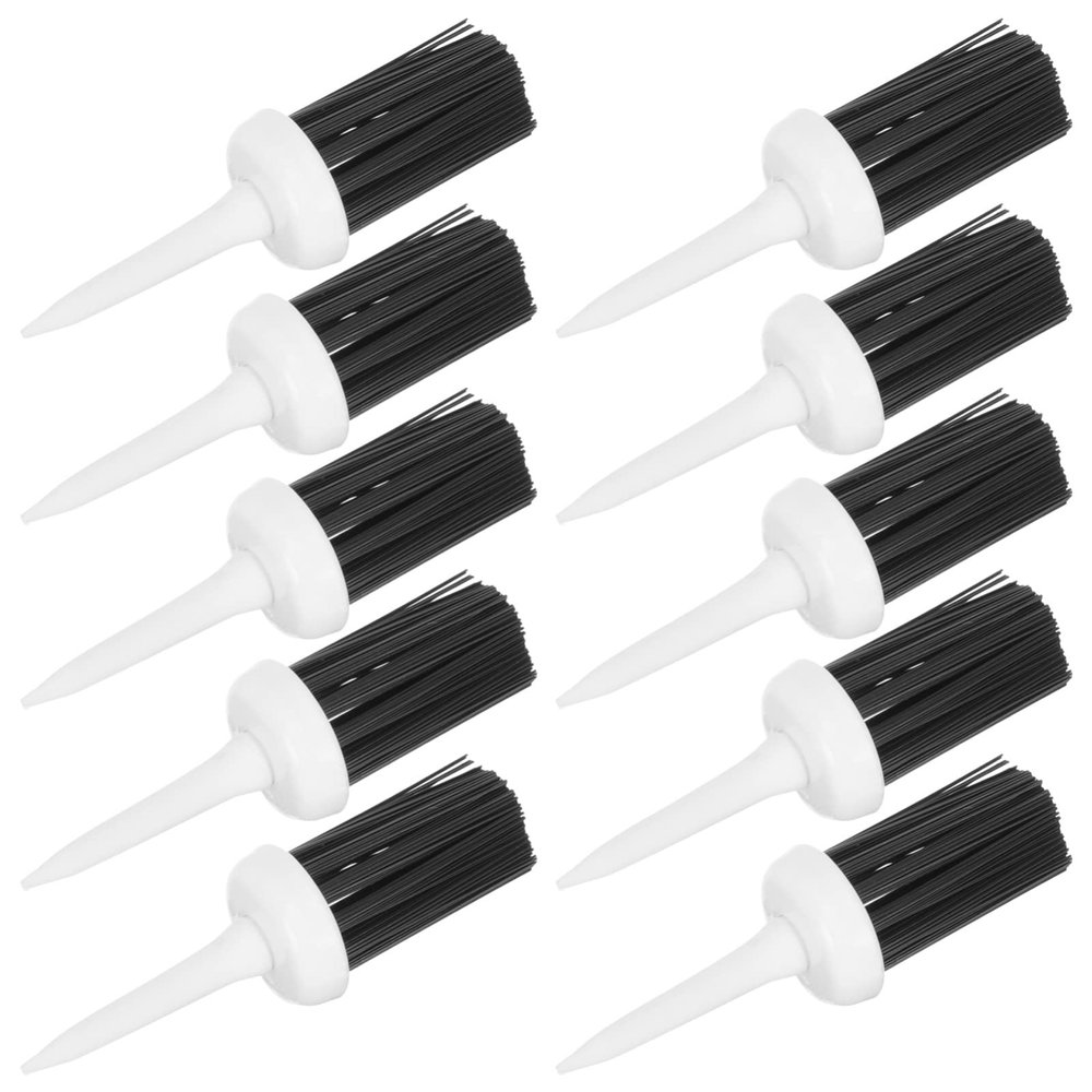 BESPORTBLE 10pcs Replaceable Golf Brush Tees Golf Holders and Cleaners for Practice and Training
