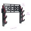 GUIIYLGG Sword Holder Katana Wall Mount - 4 Tier Velvet Padded Katana Stand Samurai Rack Samurai Sword Display Rack Wand Wakizashi Sword Stand Display view 2
