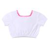 Baby Girl Traditional Mexican Cinco De Mayo Fiesta Dress Toddler My 1st Cinco de Mayo Outfit Crop Top Skirted Shorts Bowknot Headband 3pcs Kids May 5 Summer Holiday Uno First Birthday Set Blue 6-12M view 3